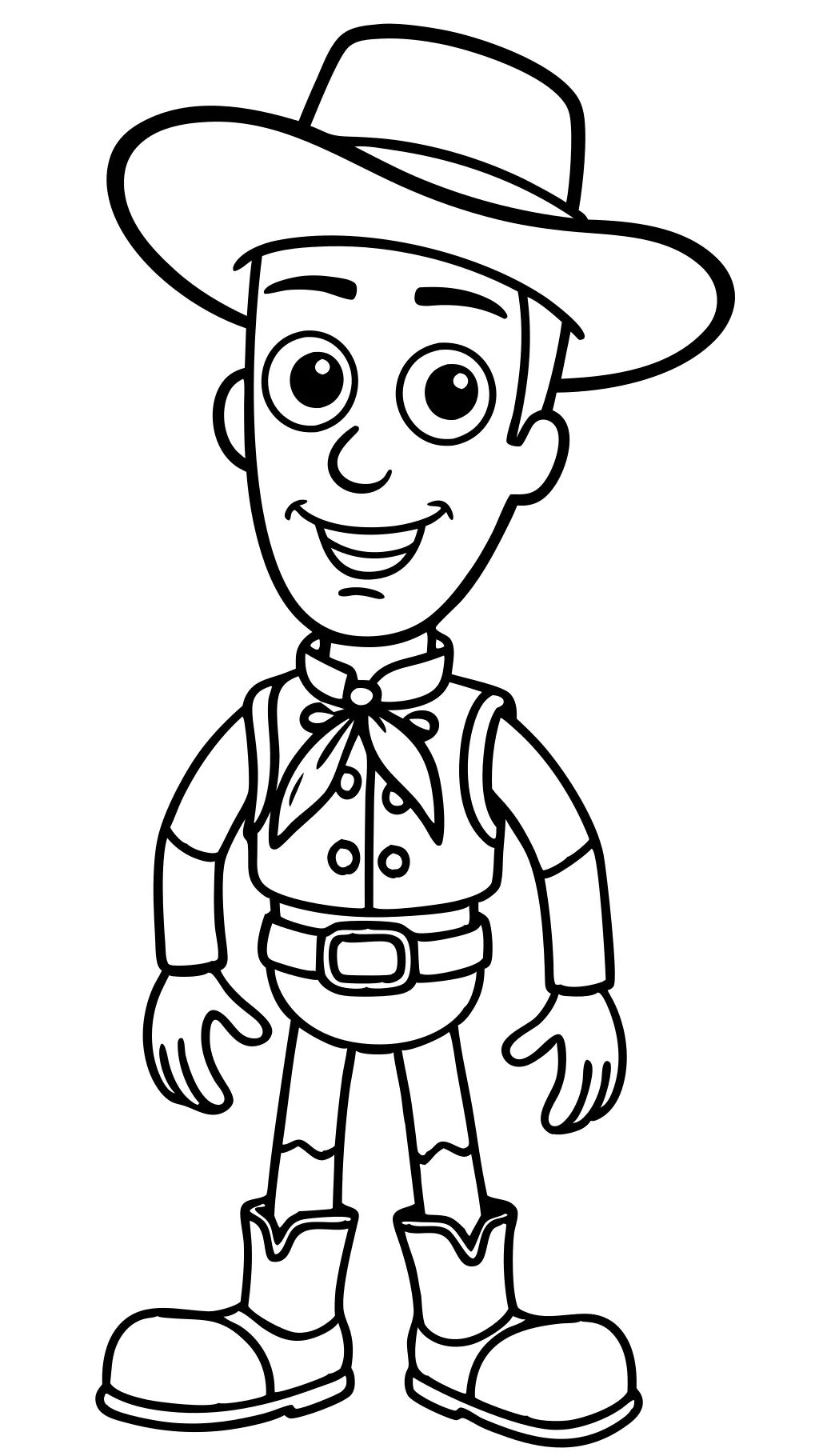 coloriage boisé de Toy Story